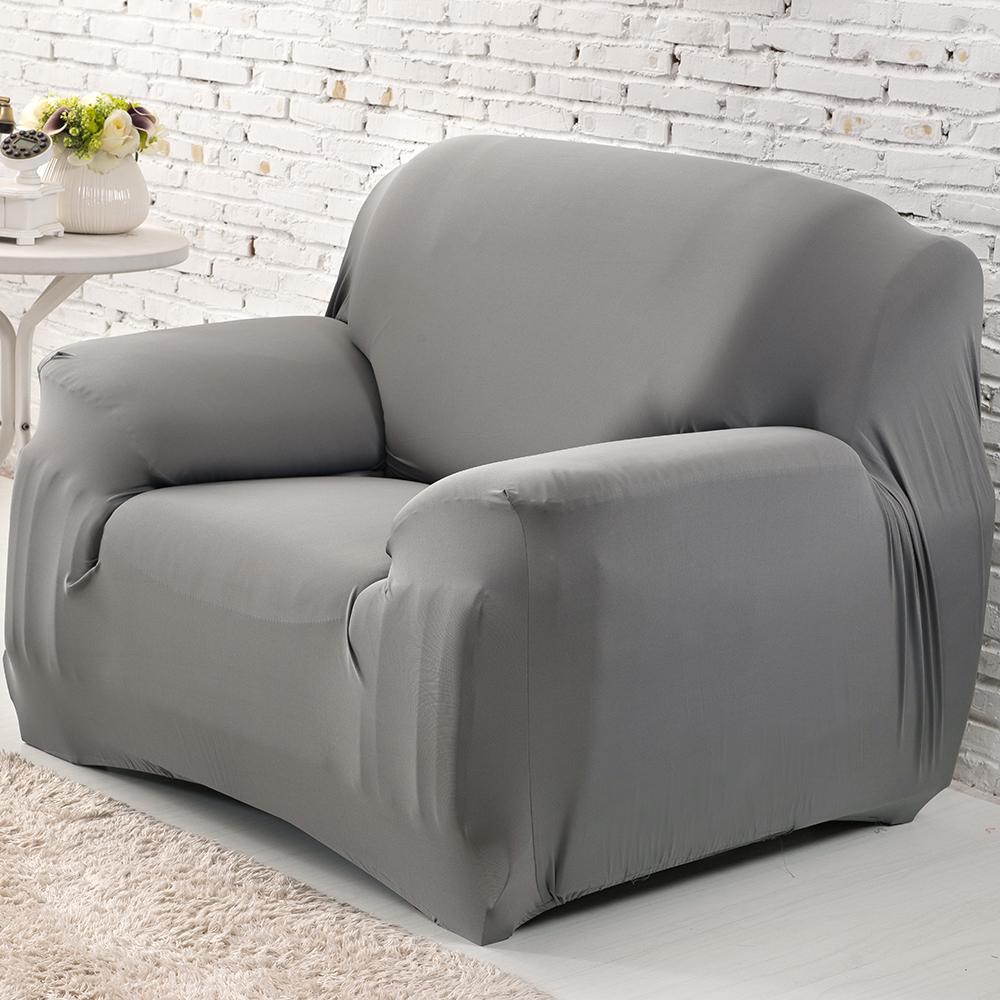 Stretchy Solid Hued Sofa Covers For Living Room Sofa Cover Corner Couch Cover Slipcover Armchair Protective Cover 1 /2 /3 /4 Seater