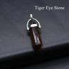 1Pc Natural Stone Hexagonal Cone Pendant, Reiki Healing Crystals Agate Gems Charms for DIY Women Men Necklace Jewelry Accessories, Extremely Cheap