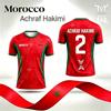 Summer Morocco Flag Print Jersey 3D Printed T-shirtBreathable Quick Dry Fashion Streetwear Sports Sleeve Men's Tee Shirt