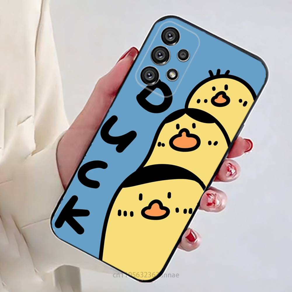 Yellow Duck Phone Case for Samsung Galaxy A73,23,53,33,14,24,13,72,22,52,32,54,A34 Soft Cover