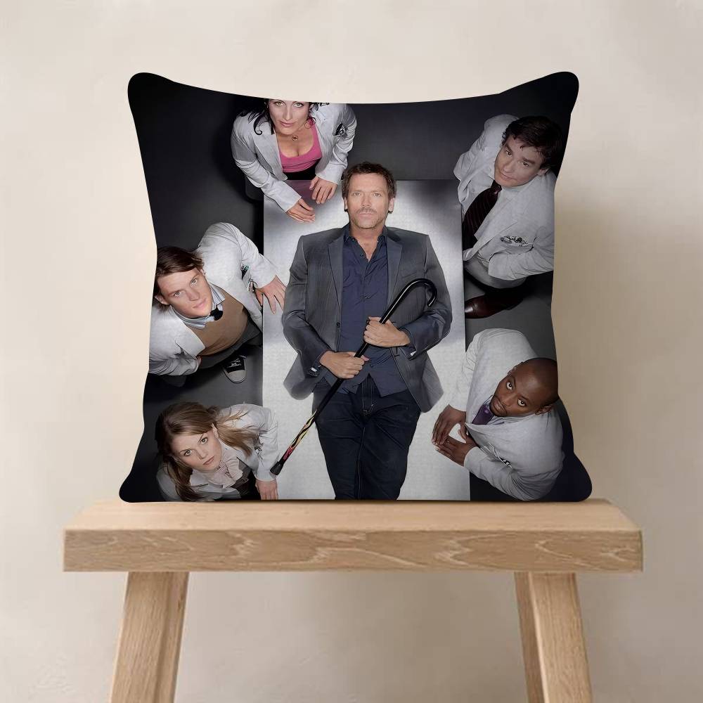 Medical Drama House MD TV Show Pillow Gift Home Office Decoration Bedroom Sofa Car Cushion Cover Case X