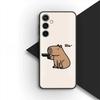 Coque de téléphone Capybaras Anime pour Samsung Galaxy S24 S25 S23 FE Ultra Plus S7 Edge S25+ S23+ A56 5G Housse de protection