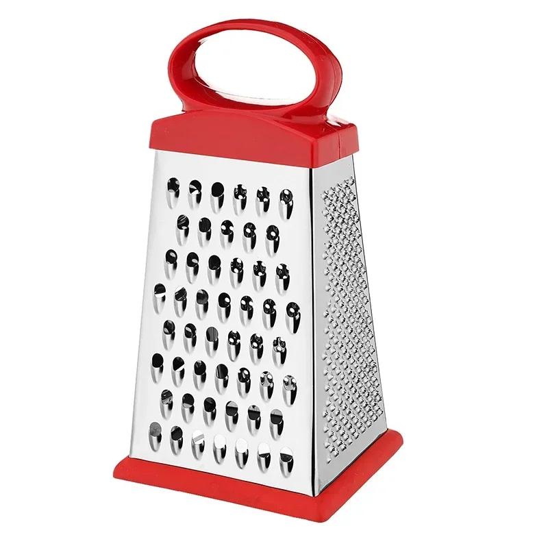 9 Inches Stainless Steel Four Sided Planing Cheese Grater Carrot Cucumber Vegetable Three-dimensional Cutter Kitchen Gadgets