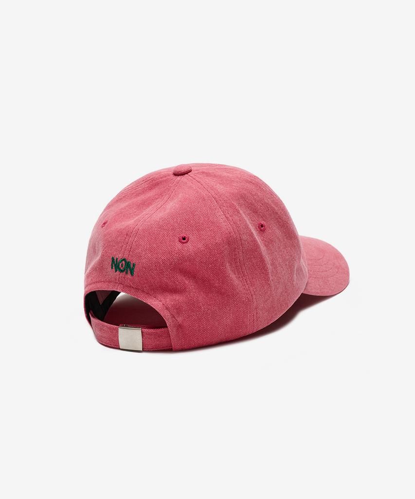 Nontaib Wappen Washed Ball Cap (Dark Pink)