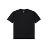 Camiseta Casual Deportiva de Manga Corta con Cuello Redondo Tops Unisex Negro 2203A209-001