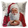 Christmas Linen Pillow Case Home Nap Lumbar Cushion Pillow Sofa Bedside Cushion Pillow Case