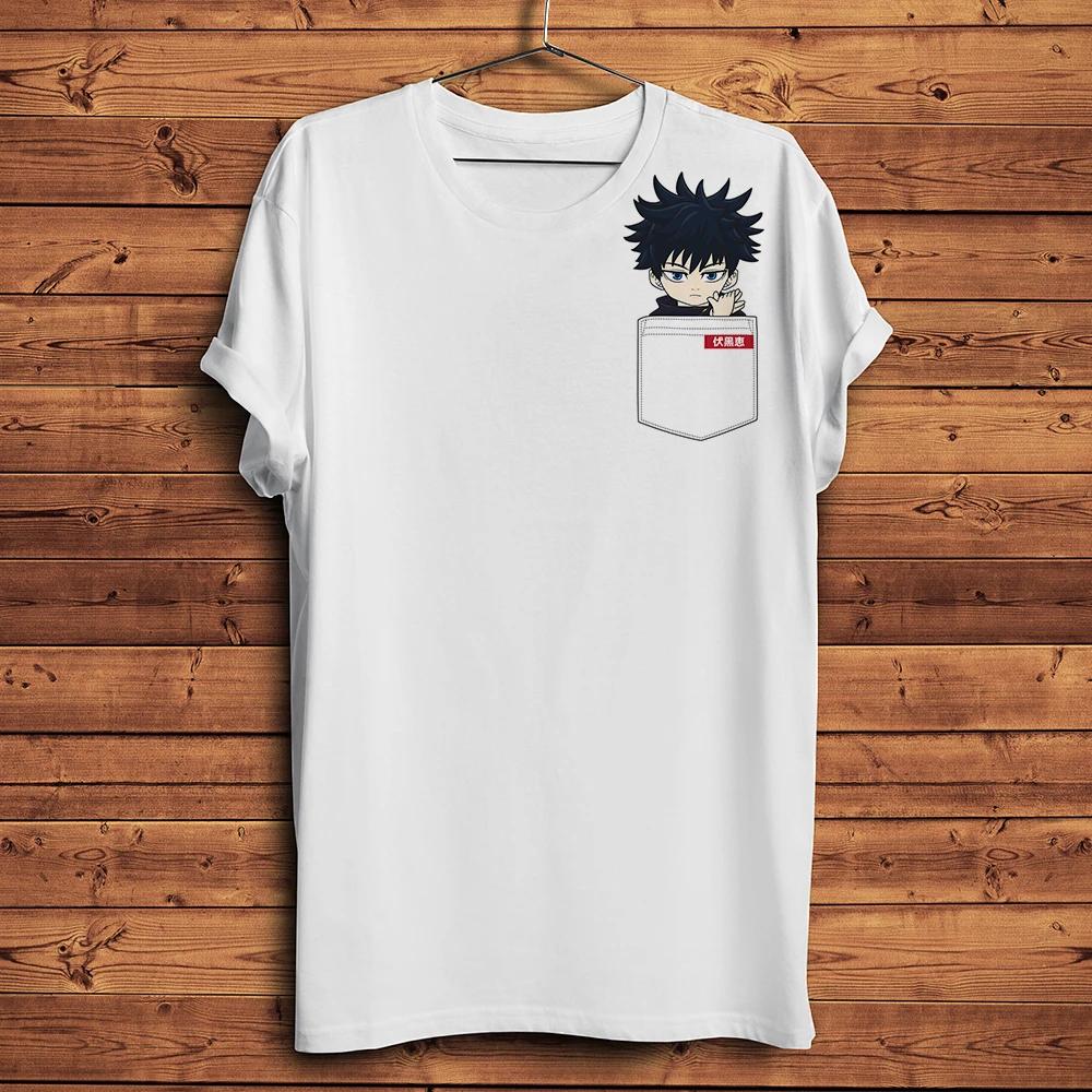 Pocket Gojo SatoruItadori Yuji Fushiguro Megumi Kugisaki Nobara Sukuna Funny JJK Unisexga 3D Tshirt Unisex Unisex Anime Streetwear