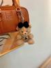 Customizable Plush Cute Bear Keychain & Mobile Phone Clip Pendant