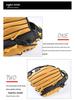 Cen Cen Jeugd Tweelaags Koeienhuid Baseball & Softball Handschoen, Linker/Rechterhand Werpershandschoen