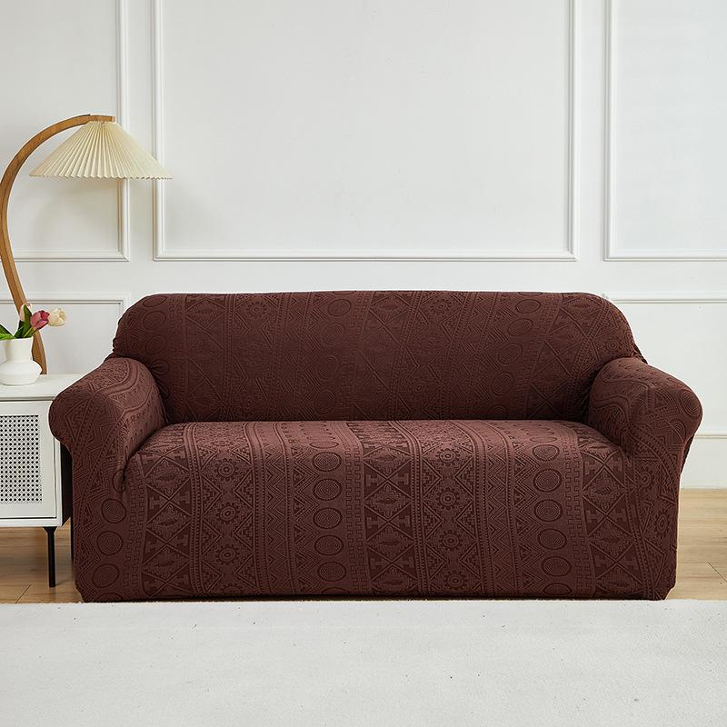 Verdickte Stretch-Jacquard-Elastische Sofa-Abdeckung Twill Überwurf Universell Passend Kombinierbare Sofabezüge für Wohnzimmer Büro