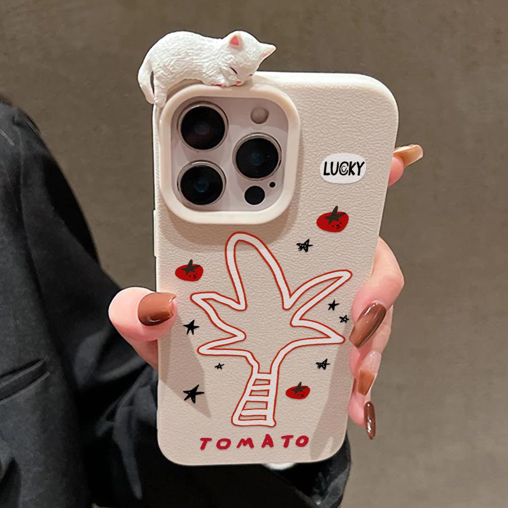 3D Phone Case for iPhone 11 13 17 Pro Max 17 Air Case iPhone 13 15 16 Pro Max 12 14 Pro Max 14 15 Plus Cute 3D Kitten Cartoon Leather