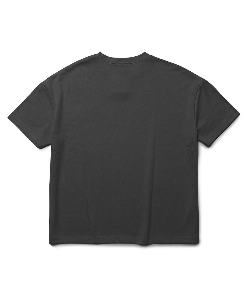 Kinetigpipeul Basic Oversized T-Shirt_Charcoal