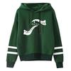 Gigi Perez Tentacle Tour Stripe Sleeve Hoodie Graphic Print Pullover Hooded Sweatshirt Casual Streetwear for Daily Wear