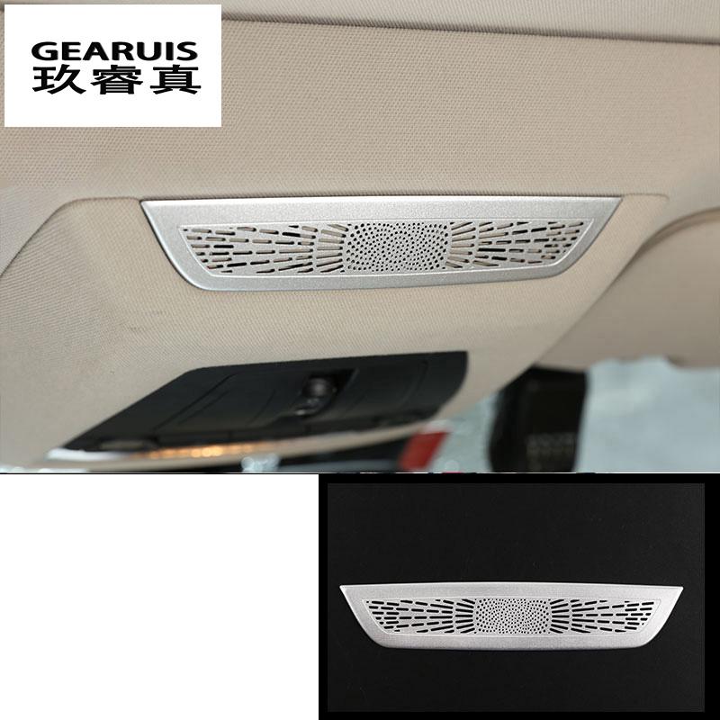 Car Styling Front Reading Lamp speaker Decoration Trim For BMW 7 Series F01 F02 2009-2015 Interior Roof Light Auto Cover