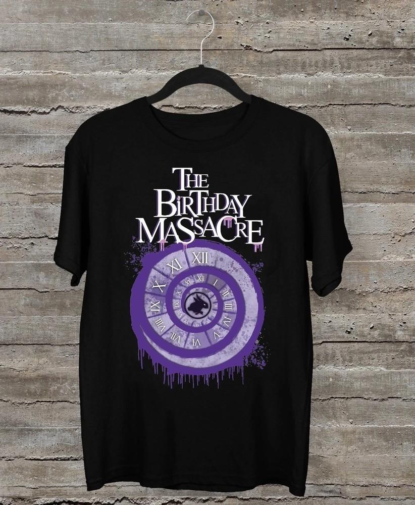 Trend The Birthday Massacre Band Black Cotton Shirt Full size S5XL T178 Unisex T-Shirt