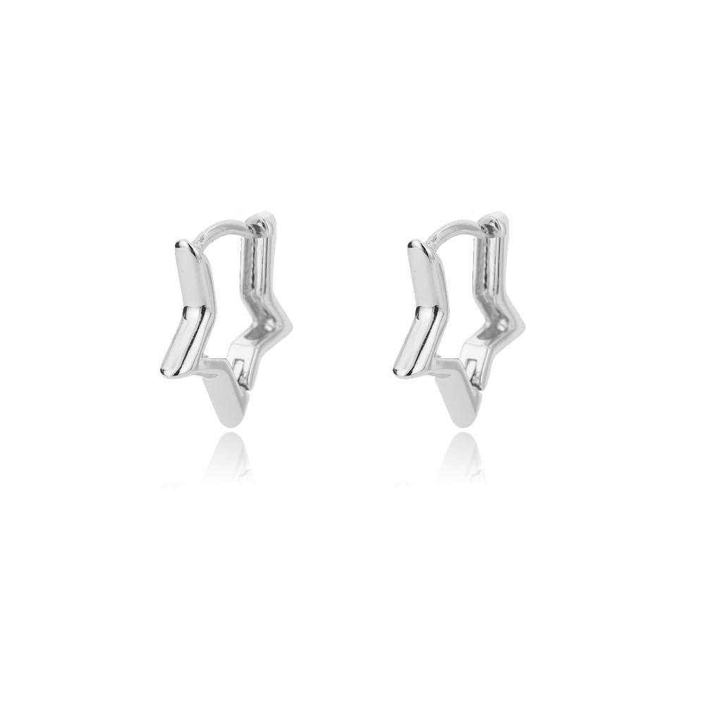 Boucles d'oreilles pendantes Étoile de Luxe pour Femme Fille Acier Inoxydable Anneau Minimaliste Piercing 2025 Nouveautés Bijoux y2k boucles d'oreilles femme