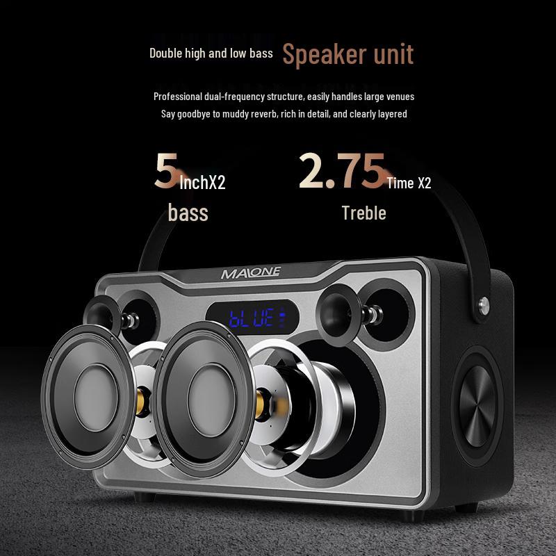 MALONE Portable Bluetooth Karaoke Speaker GT-025A CN plug (adapter included) (CN version)