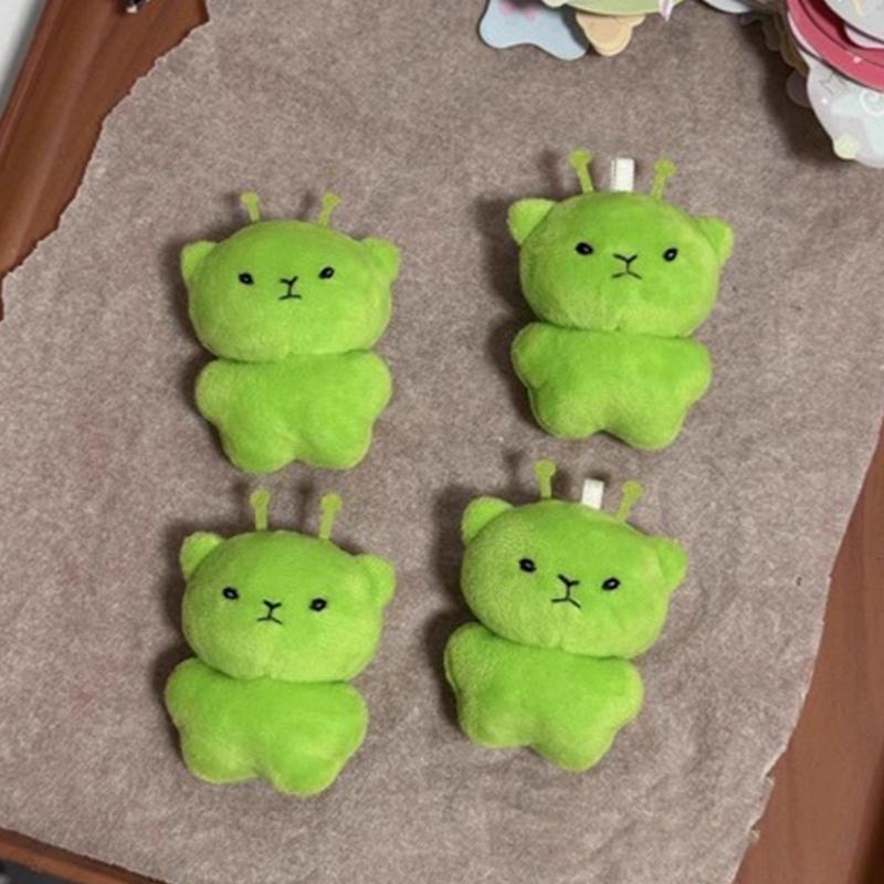 Versatile Plush Alien Keyring Pendant For Keys Backpacks Accessories Handmade Keyring Hanging Decoration