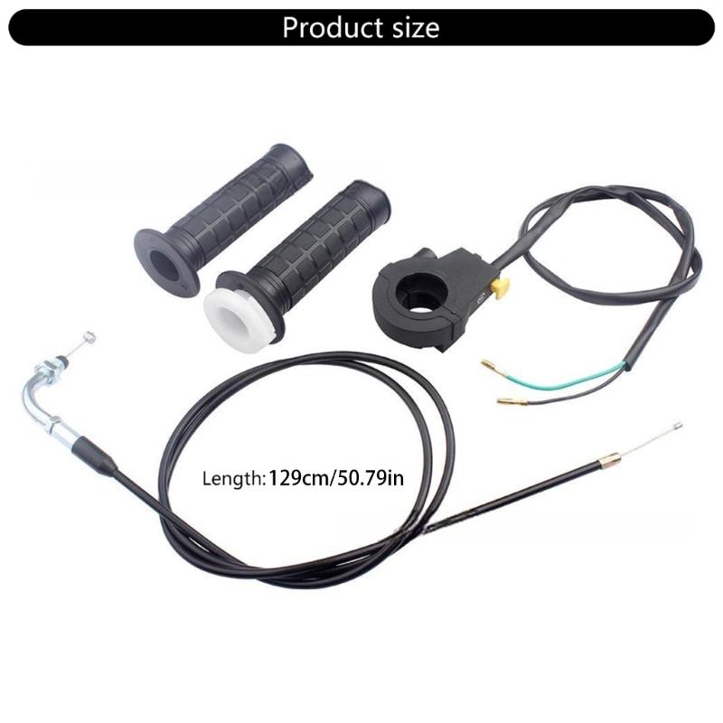 22mm Twist Throttle Grips and Cable Motorcycle Accessories for 2 Strokes Engine 80 60 50cc Mini Bike Accelerator Grip