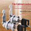 Sheet Metal File Cabinet Lock - Core Security for Employee Storage, Door, Mailbox, and Locker Cabinets