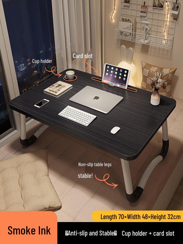 Foldable Bedside Table & Study Desk for Dorms and Kids