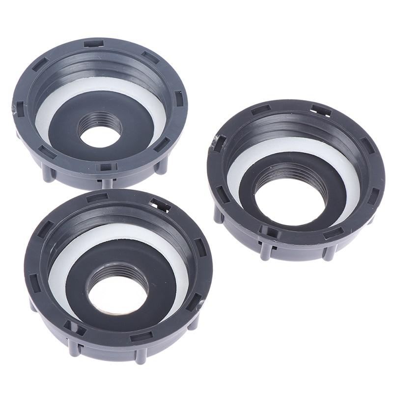 Patvarios Ibc bako jungiamosios detalės S60X6 šiurkščiavilnių sriegių dangtelis, 60 mm vidinis sriegis iki 1/2 ", 3/4", 1 "adapterio jungtis