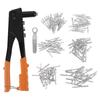 Heavy Duty Popnagelset met 120 Popnagels Hoge Sterkte Slijtvaste Popnagelgereedschapsset voor Metaal