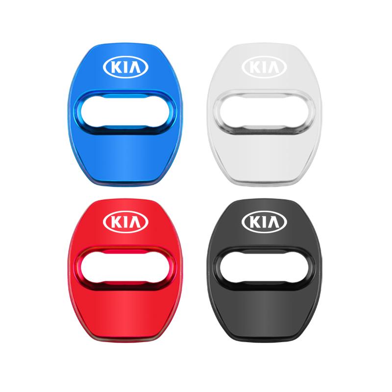 4 Stuks Styling Roestvrij Staal Auto Deurslot Beschermhoes Voor KIA Soul Cadenza K5 K9 Proceed Niro Sportage EV3 Carnival Forte ulsap11
