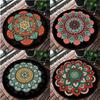 Runder Mandala-Teppich, ethnisches Wohnzimmer, nordischer Computerstuhl, Bodenmatte, Anti-Rutsch-Matte, Nachttisch, Schlafzimmer, romantische Heimdekoration