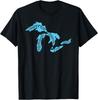 Great Lakes Michigan Detroit Michigan Great Lakes T-Shirt