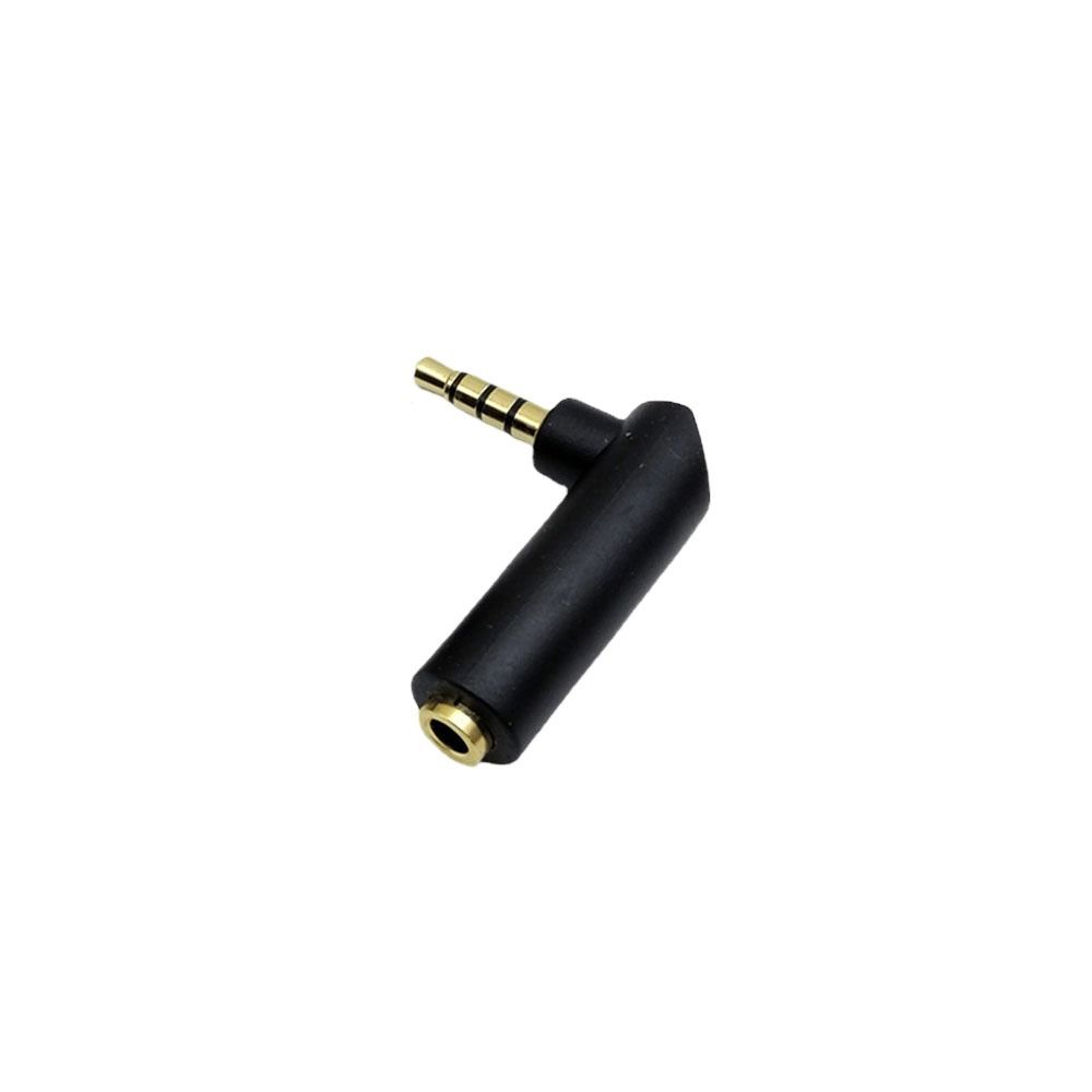 Audio Stereo Plug Right Angle Adapter Headphone Adapter 90 Degree L Shape Jack Adapter Connector Converter Home Hardware