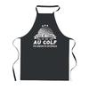 Kitchen Apron - PLANETEE - Golf Legend Humor - Black - 90x60 Cm - Printed In France