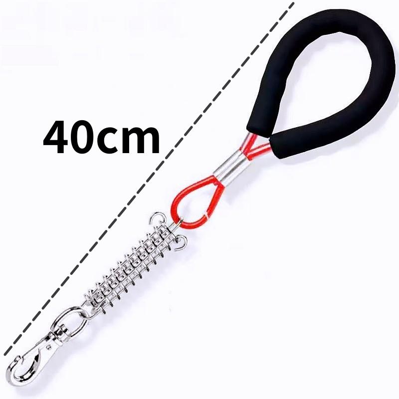 Dog Leash Short Leash for Dog Walking Elastic Spring Dogs Leashes Explosion-proof Rope Leads Comfortable Handle Dogs Short Chain