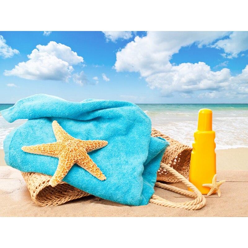 New 5D DIY Diamond Painting Sea Turtle Diamond Embroidery Sea View Cross Stitch Full Round Drill Home Decor Manual Gift