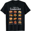 Funny World of Sandwiches Graphic T Shirts Unisex Women Pure Cotton Humor Streetwear Tee Shirt Short Sleeve Unisex Loose Clothing