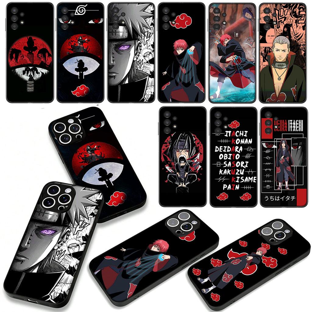 Coque de téléphone Akatsuki Sasori Naruto Itachi Pain pour Apple iPhone 17 16 11 Pro XS Max XR 6 7 8 Plus 16E SE 2020 Air 5 SE2