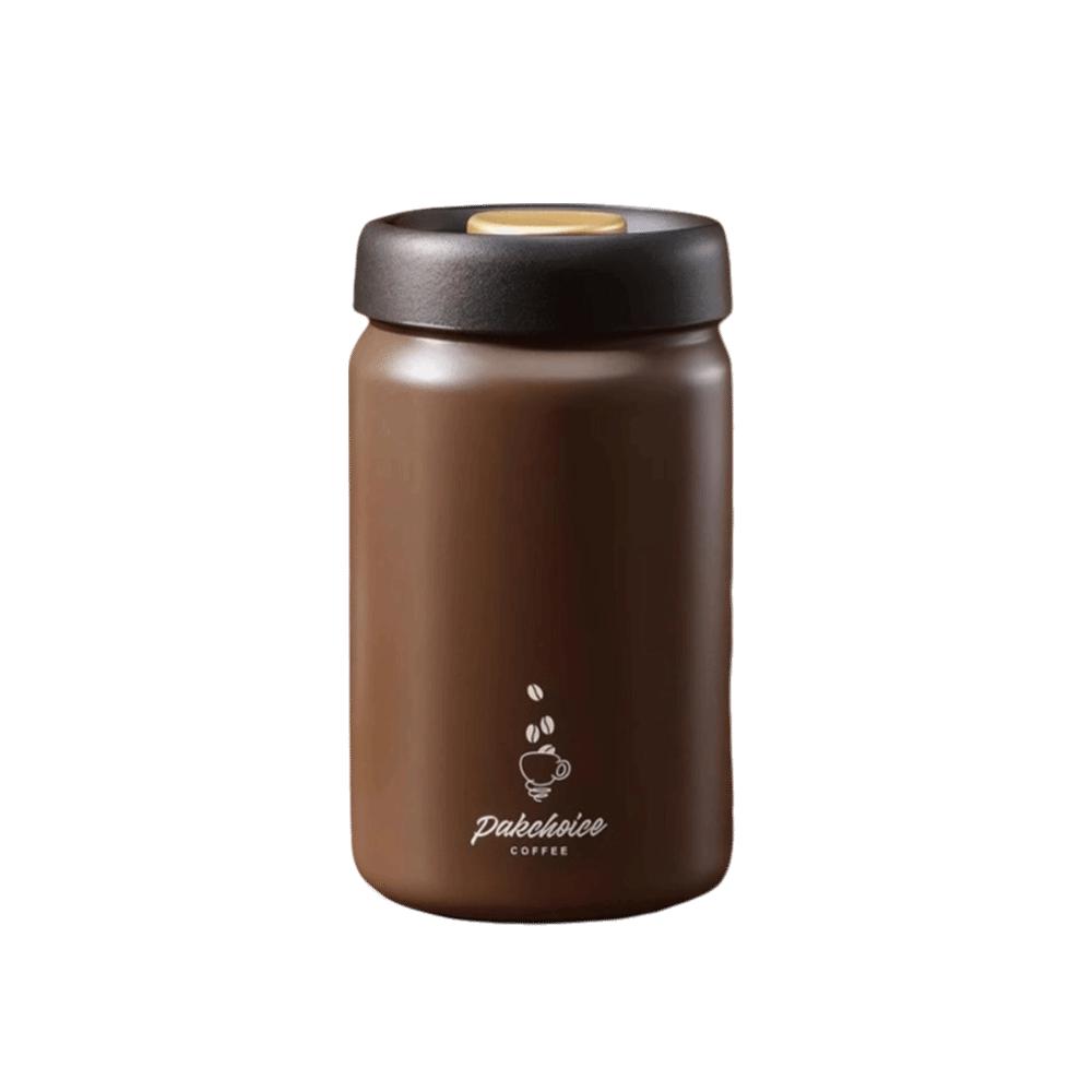Stainless Steel Vacuum Coffee Container Thickened Moisture-Proof Coffee Bean Storage Rust-proof Keep Fresh Airtight Canister