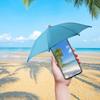 Phone Umbrella with Fist Suction Cup UV Protection Universal Mini Windproof Sun Shade Mobile Phone Umbrella Phone Accessories