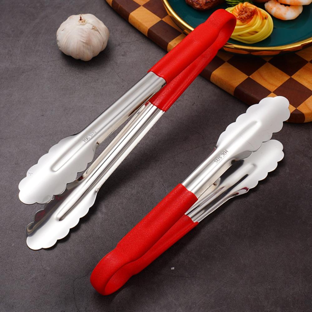 Non-slip Barbecue Clip Thickened Grill Tongs New Kitchen Food Tongs  Camp Cooking Supplies