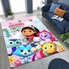 27 Style Cartoon Gabbys Dollhouse Girl Gift Rug for Bedroom Living Room Sofa Home Doormat Decor, Large Kids Non-slip Floor Mat