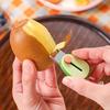 1pc Mini Retractable Keyring Paring Knife  Cute, Lightweight Stainless Steel with Straight Edge Blade.