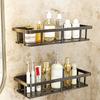 Bathroom Shelf Kitchen Storage Organizer No Drilling Wall Shelf Shower Holder Shampoo Rack Shower Shelf Bathroom Acssories