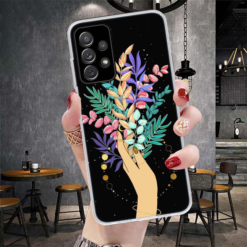 Mond Mysterium Totem Hexe Weiche Handyhülle Für Samsung Galaxy S22 S23 S24 S25 Edge S26 Ultra S20 FE S21 Plus + Hüllen Coque Galax