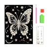 3D Pearl Painting Kit DIY Faux Pearl Art Craft for Adults Mosaic Wall Art Rhinestone Pearl Butterfly Painting for Home Bedroom Decor