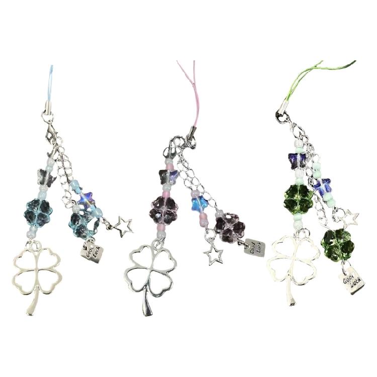 Multifunctional Phone Charm Pendant Handmade Phone Chain Stylish Keychain Lucky Accessory for Adults Everyday Use