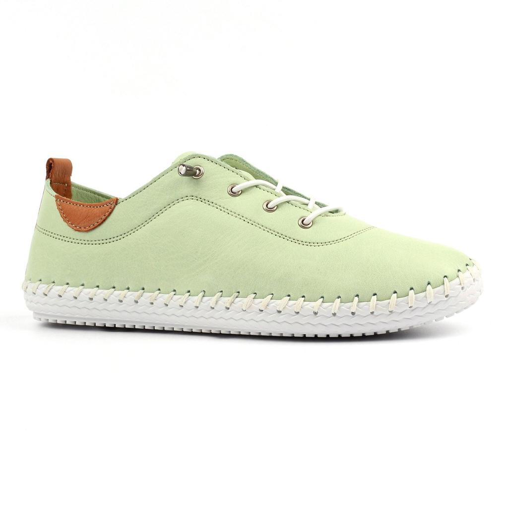 Lunar Damen St Ives Leder-Plimsolls