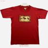 Vintage Alaska T Shirt Mens Medium Red Moose Outdoor Nature USA vintage Washed fashion streetwear Breathable Casual graphic