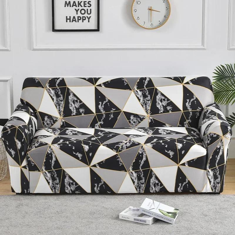 1pc Elastic Sofa Slipcover Non-slip Sofa Cover Adjustable Couch Covers  Furniture Protector for Bedroom Living Room Home Decor