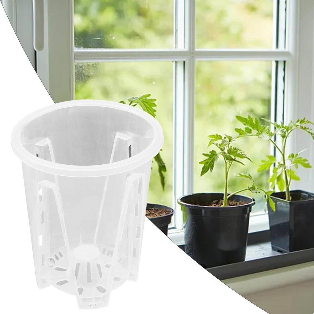 Control Transparent Pot Plastic Flower Pot Flower Pot With Stomat Plant