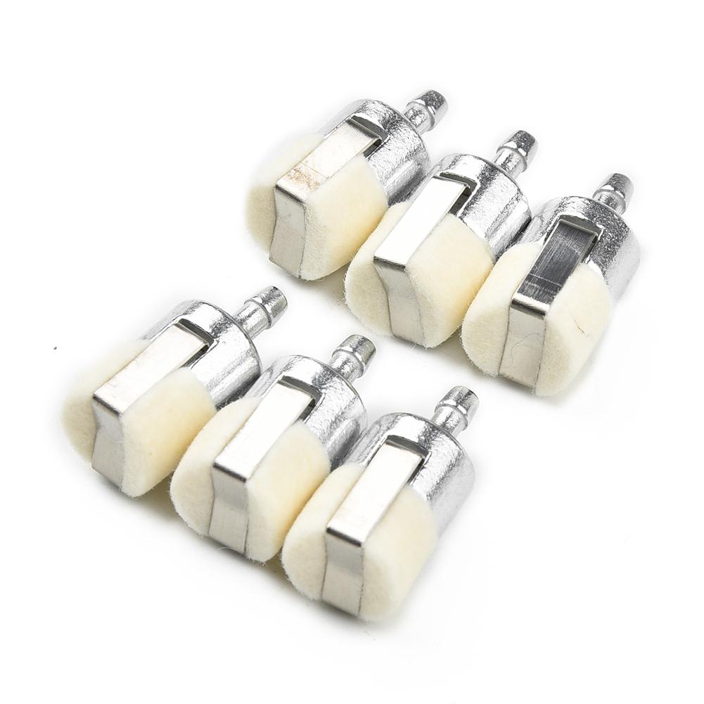 6pc Fuel Filters For Homelite Echo-Husqvarna 13120519831 13120519830 Walbro-125-527 Chainsaws Fuel Filter 30cc Replacement Parts